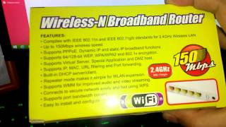 Unboxing CDR King WirelessN Broadband Router [upl. by Tnecnev]