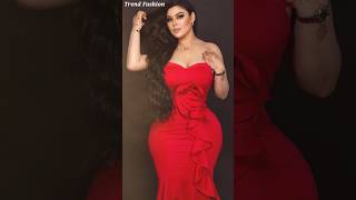 Elegant Red Colour Dress For Ladies  Trend Fashion dressdesign viral trending [upl. by Acirtal]