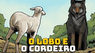 Onde os Fracos não tem Vez  A Fábula do Lobo e o Cordeiro  Fábulas de Esopo  Foca na História [upl. by Nevad]