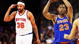 Rasheed Wallace amp Marcus Camby Knicks Highlights [upl. by Sabu14]