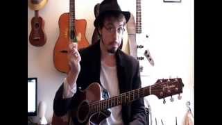 Hallelujah Leonard Cohen  Tuto guitare UK Subtitles [upl. by Mather]