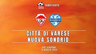 HIGHLIGHTS PreStagione 2324  Città di Varese  Nuova Sondrio [upl. by Player]