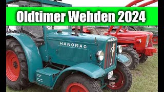 Oldtimertreffen eigentlich Schleppertreffen in Wehden 2024  Wärmebildkamera hintendran [upl. by Nosila700]