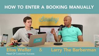 Booksy Feature Spotlight How To Create A Manual Booking [upl. by Mahala]