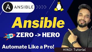 ANSIBLE Course For Beginners in One Video 2024 🔥 HINDI  MPrashant [upl. by Esiled278]