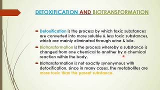 Detoxification of Xenobiotics  Biotransformation By Dr Vasant  Part 1 [upl. by Lleral]