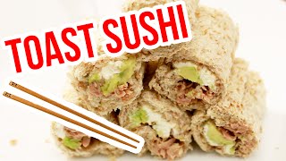 Sandwich Avocado Sushi  TOAST SUSHI REZEPT [upl. by Frederick]