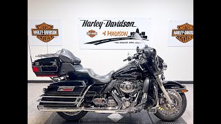 2009 Harley Davidson Ultra Classic Electra Glide FLHTCU 53020 Miles Vivid Black [upl. by Tsenre]