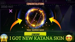 I GOT NEW RARE KATANA SKINS🤗  KATANA PARTY EVENT IN FREE FIRE [upl. by Niwrud]