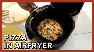 Pizza in Airfryer  Pizza at home with Airfryer  Air Fryer Pizza  Homemade Pizza Recipe [upl. by Martita]