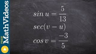 Evaluating the sum and difference for Secant [upl. by Zerlina387]