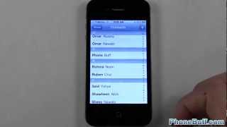 How To Set Individual Contact RingtonesText Tones On The iPhone [upl. by Philana780]