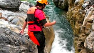 Waterfall Rappelling in Mexico MATACANES [upl. by Lyrpa]