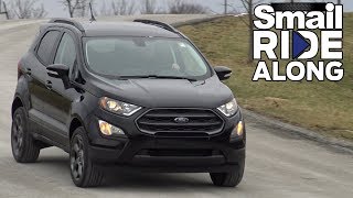 2018 Ford EcoSport Crossover SUV  Review and Test Drive  Smail Ride Along [upl. by Bratton347]