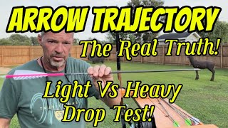 Arrow Trajectory The Real Truth Light Vs Heavy Mechanical Drop Test [upl. by Gruber]