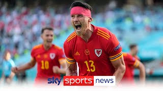 Kieffer Moore header secures point for Wales in Euro 2020 opener against Switzerland [upl. by Harrow]