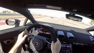 2018 Lamborghini Huracán Performante  POV Track Test [upl. by Faunie328]