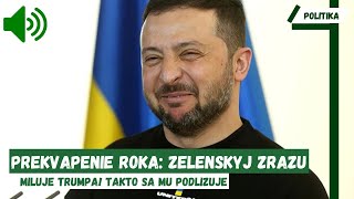 PREKVAPENIE ROKA Zelenskyj zrazu miluje Trumpa TAKTO sa mu podlizuje [upl. by Quigley69]