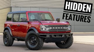 10 Hidden Features of the NEW Ford Bronco [upl. by Jill]