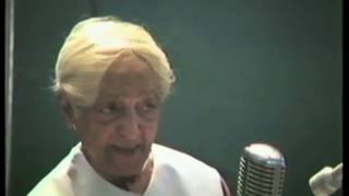 Why cant we sustain attention  J Krishnamurti [upl. by Kris]