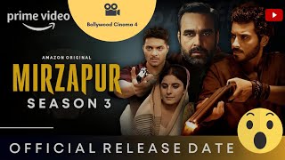 Mirzapur Season 3 Teaser  Amazon Prime  4K [upl. by Risan258]