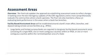 Community Reinvestment Act Overview [upl. by Namrej]