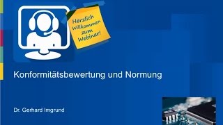 Konformitätsbewertung und Normung [upl. by Latreshia]