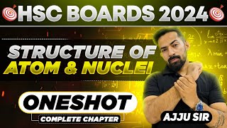 ONE SHOT MAHAREVISION  STRUCTURE OF ATOMS AND NUCLEI IMP PYQSBOARD EXAMS MHTCETmaharashtra [upl. by Anirrehs]