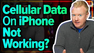 Cellular Data Not Working On iPhone Heres The Fix [upl. by Names839]