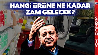 Yeni KDV Oranları 10 ve 20 Hangi Ürüne Ne Kadar Zam Gelecek Temizlik Temel Gıda Mobilya [upl. by Hillary]