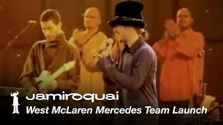 Jamiroquai  West McLaren Mercedes Team Launch [upl. by Yorker]