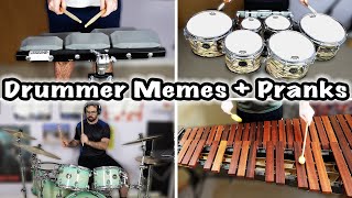 20 Memes Trolls and Pranks for Drummers [upl. by Dola]