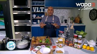 Receta de garbanzos guisados  Viva La Tarde  WapaTV [upl. by Edurtreg]