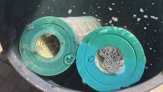 Swimming POOL FILTER Cleaning WAND  QUICK way to Clean your CARTRIDGE FILTER [upl. by Hairym324]