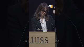 Il discorso di Paola Cortellesi alla cerimonia di apertura dellanno accademico della LUISS [upl. by Hayarahs]