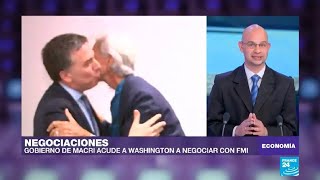 Argentina formalizó petición de anticipo al FMI [upl. by Ekal]