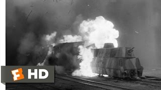 The Train 210 Movie CLIP  Allied Bombing Raid 1964 HD [upl. by Selle]