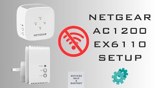 Netgear AC1200 EX6110 Extender Setup  Netgear WiFi Repeater Setup [upl. by Miche]