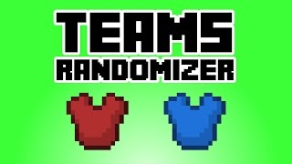 Minecraft Teams Randomizer  Mapmaking Tutorial [upl. by Asselam505]