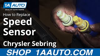 How to Replace Speed Sensor 9609 Chrysler Sebring [upl. by Mikes37]