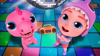 A Ram Sam Sam Dance  Baby Dino Dancing  BubbleeeKids  Best Nursery Rhymes Compilation [upl. by Artemas581]