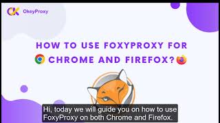 How to set up proxies in FoxyProxy extension [upl. by Atteroc]