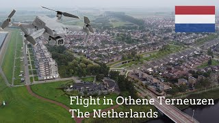 Flight in Terneuzen Othene province of Zeeland Netherlands 2023 [upl. by Katharine]