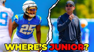 Is Junior Colson OK  More Chargers News [upl. by Gilda]