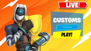 🔴 CHAPTER 5 FORTNITE CUSTOMS SCRIMS LIVE PRIZES 🎁 CUSTOM MATCHMAKING SEASON 1 [upl. by Julide954]