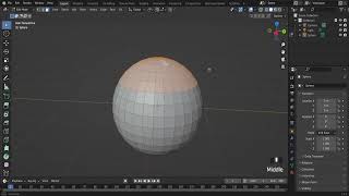 Blender How Straighten Round Surface   Blender How Flatten Round Surface [upl. by Aioj]