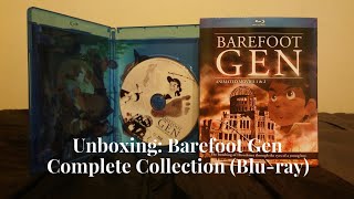 Unboxing Barefoot Gen Complete Collection Bluray [upl. by Alphonso]