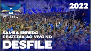 Portela 2022  Inicio de desfile em 4K  Samba ao vivo  DESFILES22 [upl. by Perla]