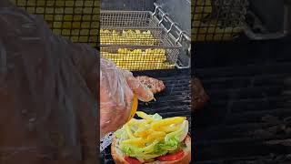 food streetfood barger foodie iran ترکیه برگر döner کبابتابهای کبابی غذا [upl. by Pinkham]