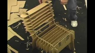 How To Make A Cardboard Chair [upl. by Ynnor735]